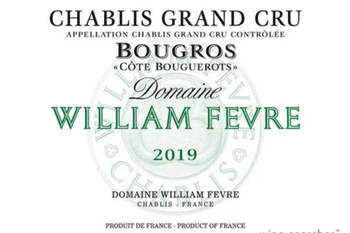 William Fevre Chablis Bougros Cote Bougerots 1.5 Liter Magnum Grand Cru 2019