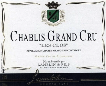 Lamblin & Fils Chablis Grand Cru Les Clos 2020