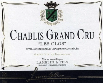 Lamblin & Fils Chablis Grand Cru Les Clos 2022