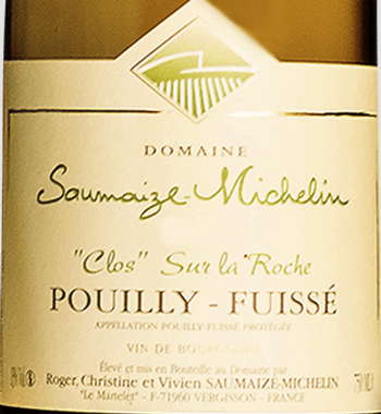 Domaine Saumaize-Michelin Pouilly-Fuisse Premier Cru Clos Sur la Roche 2020