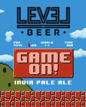 Level Beer Company Game On! 12oz Can