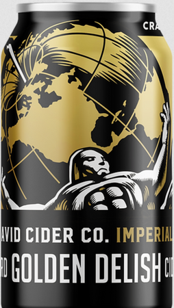 Avid Imperial Golden Delish Cider 12oz can