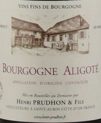 Henri Prudhon Bourgogne Aligote 2019