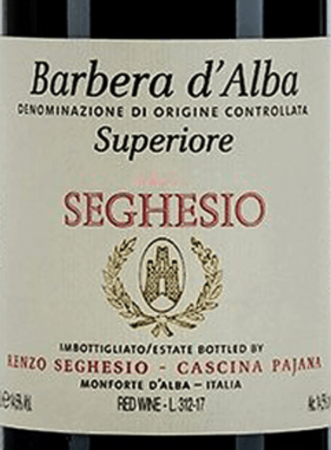 Renzo Seghesio Barbera d'Alba Superiore 2019