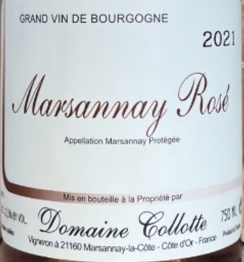 Domaine Collotte Marsannay Rose 2022