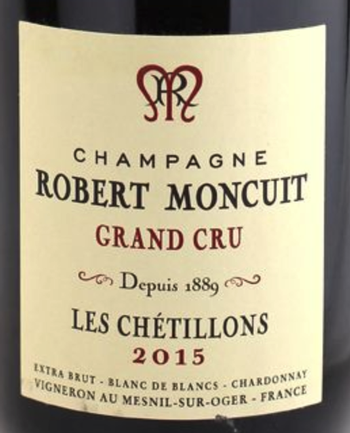 Champagne Robert Moncuit BdB Les Chetillons 2015