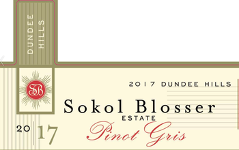 Sokol Blosser Dundee Hills Pinot Gris 2017
