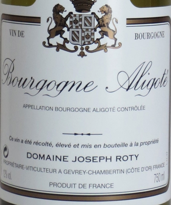 Domaine Joseph Roty Bourgogne Aligote 2020