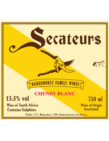 Badenhorst Secateurs Chenin Blanc 2019