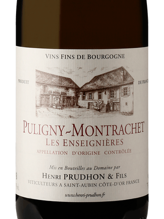Henri Prudhon Puligny Montrachet Les Enseignieres 2019