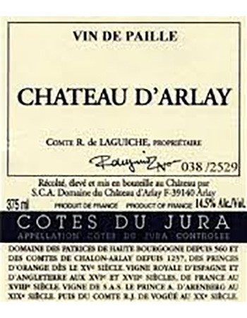 Chateau D'Arlay Rare Vin de Paille 2002