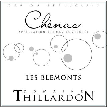 Paul Henri Thillardon Chenas Les Blemonts 2018