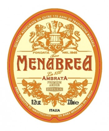 Menabrea Ambrata Lager 330mL Bottle