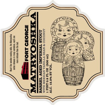 Fort George Matryoshka Vanilla Bean & Coconut  2023 500mL Bottle