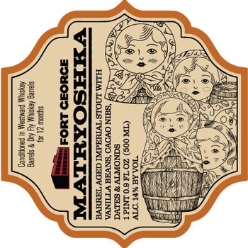 Fort George Matryoshka Vanilla Bean, Cacao, Dates, Almonds 2024 500mL Bottle