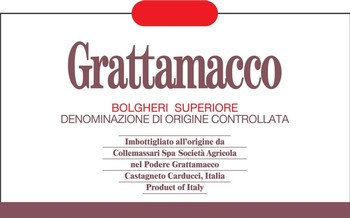 Podere Grattamacco Bolgheri Superiore 2019
