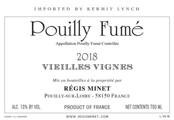 Regis Minet Pouilly-Fume Vieilles Vignes 2018