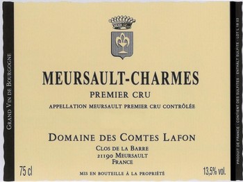 Domaine des Comtes Lafon Meursault Charmes Premier Cru 2019
