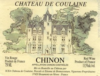 Chateau de Coulaine Chinon 2020