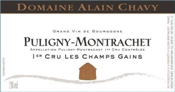 Alain Chavy Puligny-Montrachet Les Champs Gains Premier Cru 2022