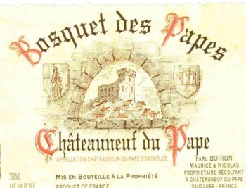 Bosquet des Papes Chateauneuf-du-Pape Cuvee Tradition 2019