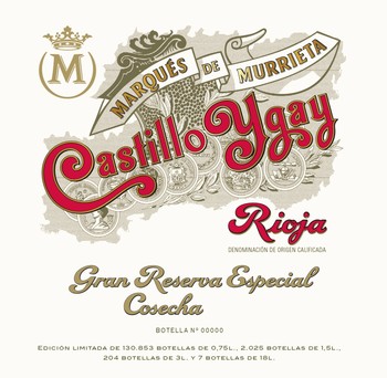 Marques de Murrieta Castillo Ygay Gran Reserva Especial Cosecha 2012