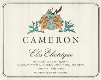 Cameron Winery Clos Electrique Chardonnay 2018
