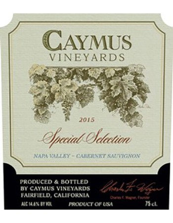 Caymus Special Selection Cabernet Sauvignon 2015