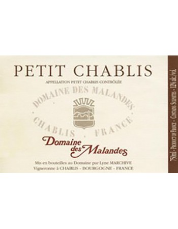 Domaine des Malandes Petit Chablis 2016