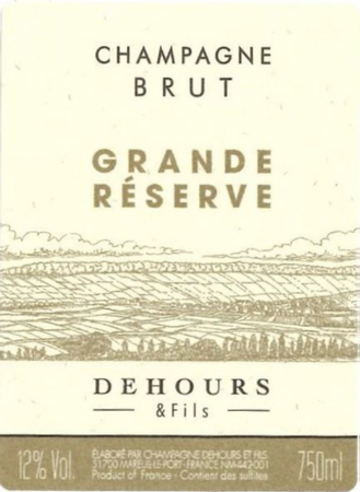 Champagne Dehours Grande Reserve Brut NV