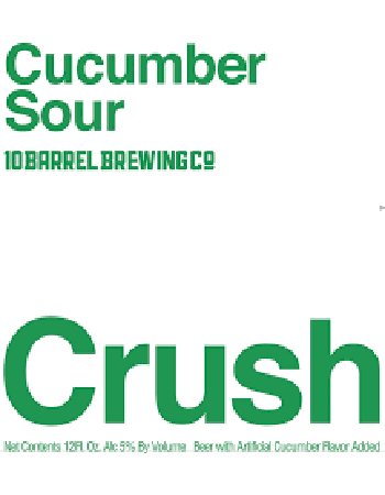 10 Barrel Cucumber Sour Crush 12oz Can