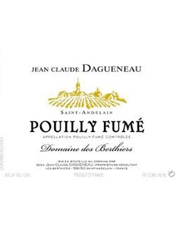 Jean Claude Dagueneau Pouilly Fume 2015