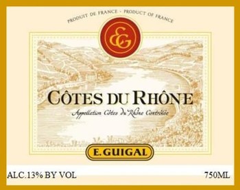 E. Guigal Cotes du Rhone Rouge 2015