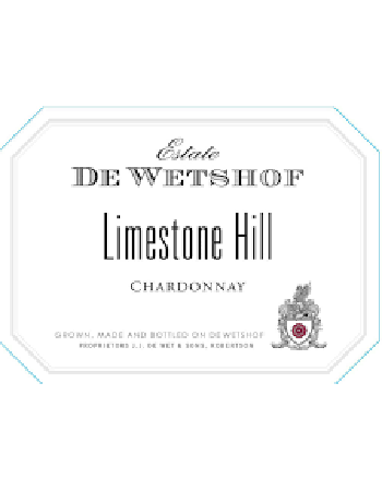 De Wetshof Limestone Hill Chardonnay 2017