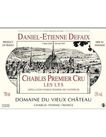 Daniel-Etienne Defaix Chablis 1er Cru Les Lys 2005