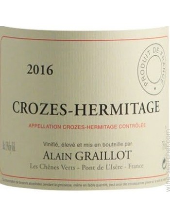 Alain Graillot Crozes Hermitage Rouge 2016