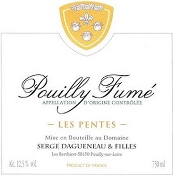 Serge Dagueneau Pouilly Fume Les Pentes 2019
