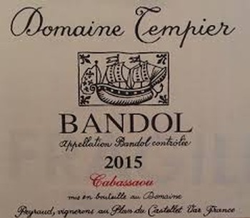 Domaine Tempier Bandol Cabassaou Rouge 2015 1.5L