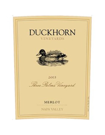 Duckhorn Vineyards Merlot 'Three Palms Vineyard' 2015