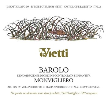 Vietti Barolo Monvigliero 2020