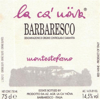 La Ca' Nova Montestefano Barbaresco 2016