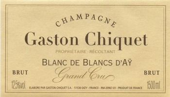 Gaston Chiquet Blanc de Blancs D'Ay Grand Cru (1.5 Liter Magnum) 2012