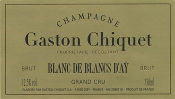 Gaston Chiquet Blanc de Blancs D'Ay Grand Cru NV