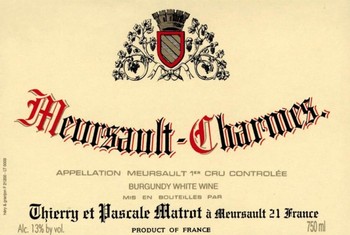 Domaine Matrot Meursault Charmes Premier Cru 2019