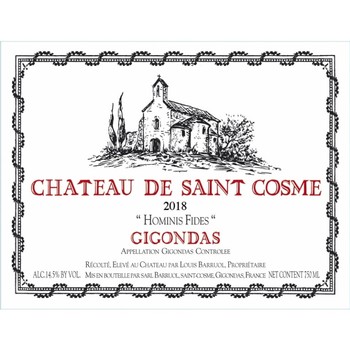 Chateau de Saint Cosme Gigondas Hominis Fides 2018