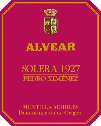 Alvear Pedro Ximenez Solera 1927 (375ML half-bottle) Sherry