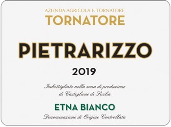 Tornatore Pietrarizzo Etna Bianco 2019