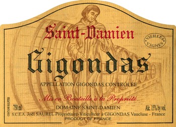 Domaine St. Damien Gigondas Vieilles Vignes 2018