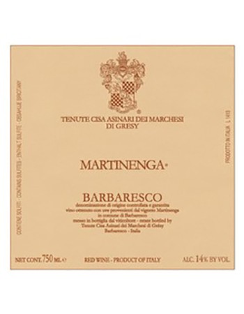 Marchesi di Gresy Barbaresco Camp Gros Martinenga 2018