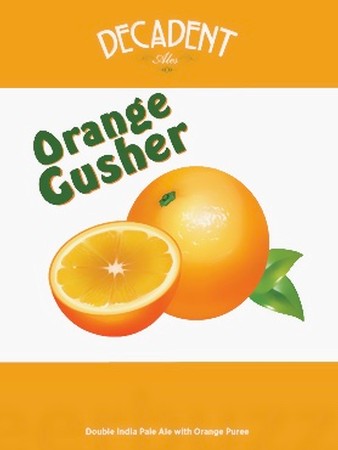 Decadent Ales Orange Gusher 16oz Can